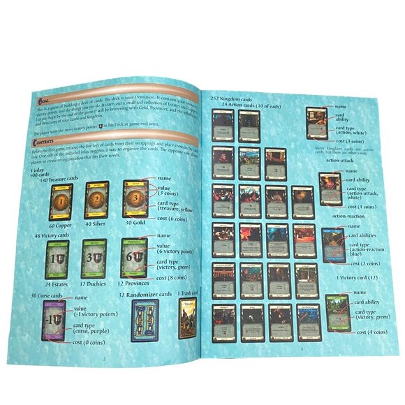 Dominion Rio Grande Games Donald Vaccarino Board Game 1st Edition - Picture 4 of 14